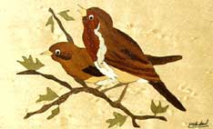 Couple d'Oiseaux